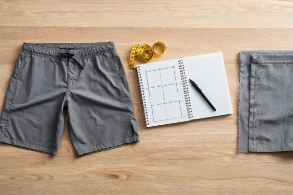 Approved fit reference for repeat board-short purchases
