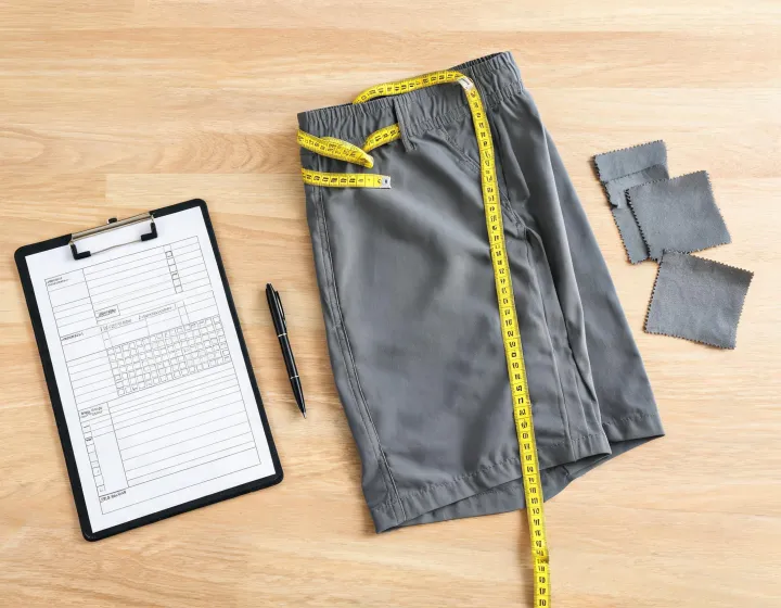 Board-short acceptance worksheet and sample measurement