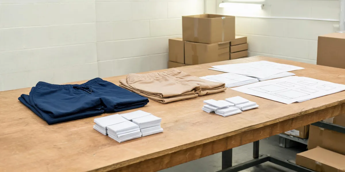 Packing plan and apparel order documents